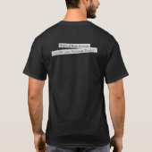 政治おもしろい的なジョークの森の気候変動の風刺 Tシャツ (裏面)