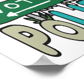 政治に投票しない ポスター (角)