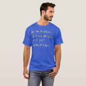政治に携わる女性 Tシャツ (正面フル)