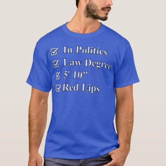 政治に携わる女性 Tシャツ