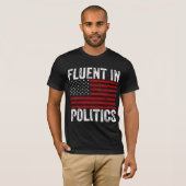 政治に精通している Tシャツ (正面フル)