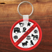 政治の再燃 キーホルダー (正面)