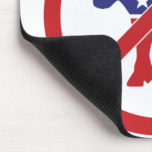 政治の民主党員のろば無し マウスパッド (コーナー)