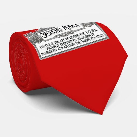 政治のGrouchoマルクス ネクタイ (ロール)