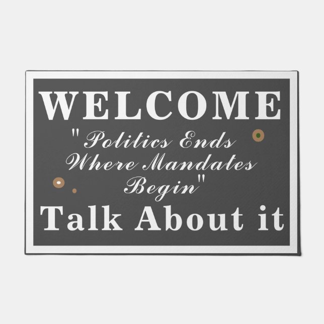 政治はドア・マットを終了 ドアマット (正面)