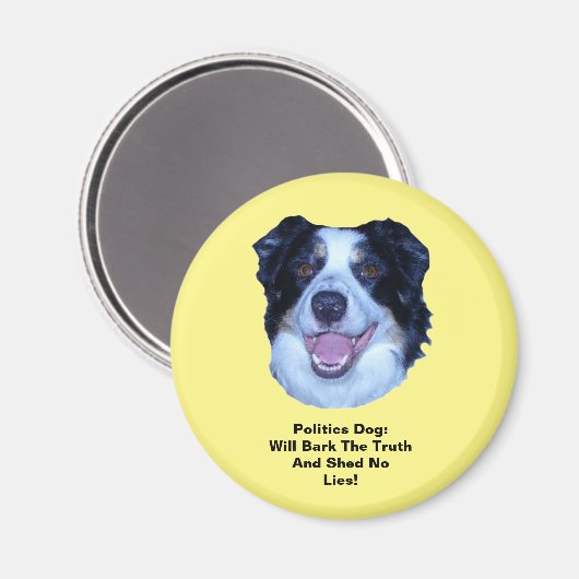 政治は真実のRd磁石を吠える マグネット (正面/裏面)