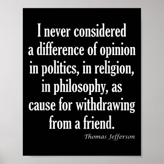 政治や宗教の違いを決して考えない ポスター (正面)