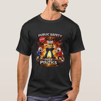 政治よりも公共の安全を (3) Tシャツ