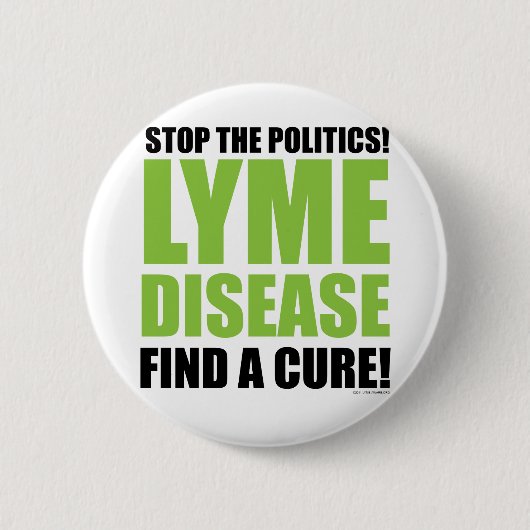 政治をストップ 缶バッジ (正面)