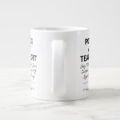 政治アインチームスポーツ ジャンボコーヒーマグカップ (裏面)