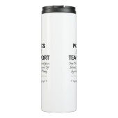 政治アインチームスポーツ タンブラー (裏面)