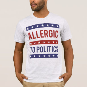 政治アレルギー Tシャツ