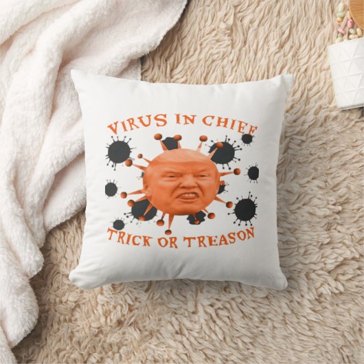 政治アンチのハロウィーン クッション (ブランケット)