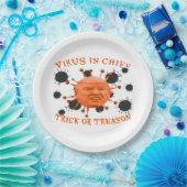 政治アンチのハロウィーン ペーパープレート (パーティー)