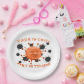 政治アンチのハロウィーン ペーパープレート (パーティー)