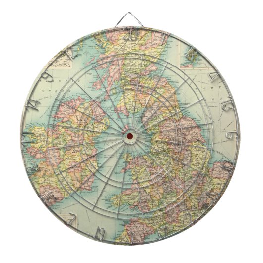 政治イギリス諸島- ダーツボード (正面)