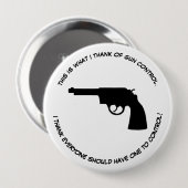 政治カスタム意表現見の 缶バッジ (正面&裏面)