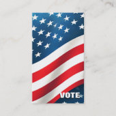 政治カスタム運動テンプレート 名刺 (正面)