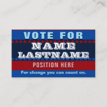 政治カスタム運動テンプレート