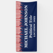 政治カスタム運動 横断幕 (縦)