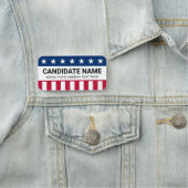政治カスタム選挙運動候補者 名札 (インサイチュ)