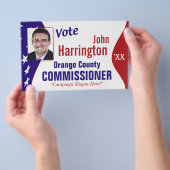 政治キャンペーンのチラシ チラシ (ハンドル)