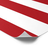 政治キャンペーン – 愛国的なスターとストライプ ポスター (角)