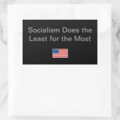 政治シンプル期のアイディア 長方形シール (バッグ)