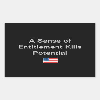 政治シンプル期のアイディア 長方形シール