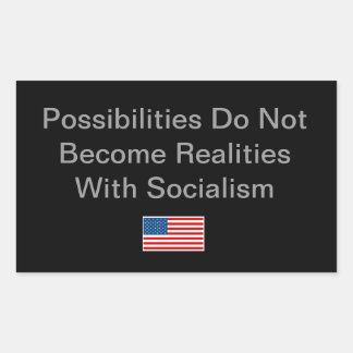 政治シンプル期のアイディア 長方形シール