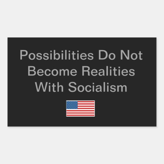 政治シンプル期のアイディア 長方形シール (正面)