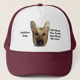 政治ドイツの羊飼い犬が真実を叫ぶ キャップ