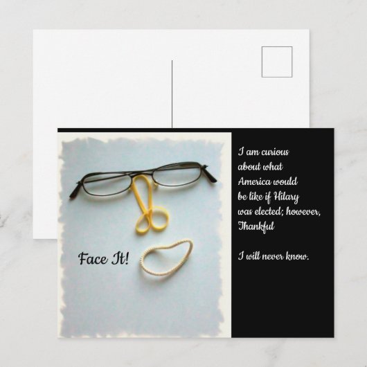 政治ハガキ ポストカード (正面/裏面)