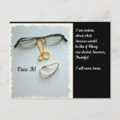 政治ハガキ ポストカード (正面)