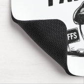 政治ペンギンに対おもしろいし政治的不正義に抵抗する マウスパッド (コーナー)