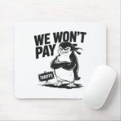 政治ペンギンに対おもしろいし政治的不正義に抵抗する マウスパッド (マウス)