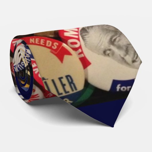 政治ボタンのネクタイ ネクタイ (ロール)