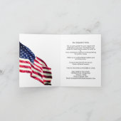 政治ユニーク運動イベント又は貢献者 サンキューカード (内部)