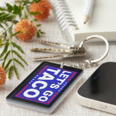 政治ユーモアのタコに行こう キーホルダー (正面右)