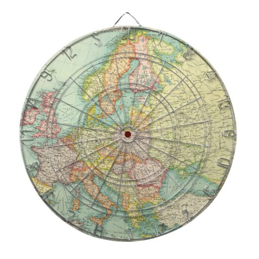 政治ヨーロッパ- ダーツボード (正面)