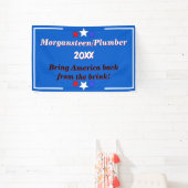 政治候補カスタムキャンペーンの作成 横断幕 (インサイチュ)