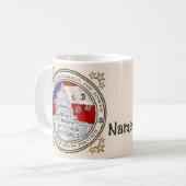 政治億万長者 コーヒーマグカップ (正面左)