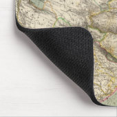 政治分裂を示すアジア·アトラス·マップ マウスパッド (コーナー)