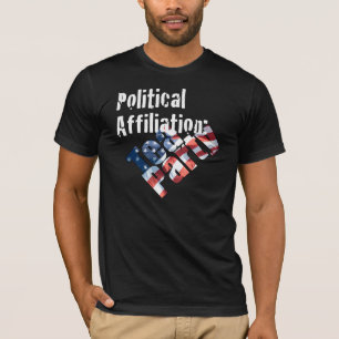 政治加入: お茶会のTシャツ Tシャツ