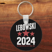 政治名おもしろいレボウスキー政治選挙 キーホルダー (正面)