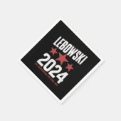 政治名おもしろいレボウスキー政治選挙 スタンダードカクテルナプキン (角)