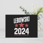 政治名おもしろいレボウスキー政治選挙 招待状 (スタンド正面)