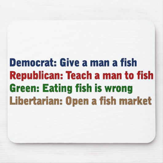 政治問題解決 マウスパッド (正面)