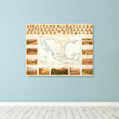 政治図 キャンバスプリント (インサイチュ (ウッドフロア))