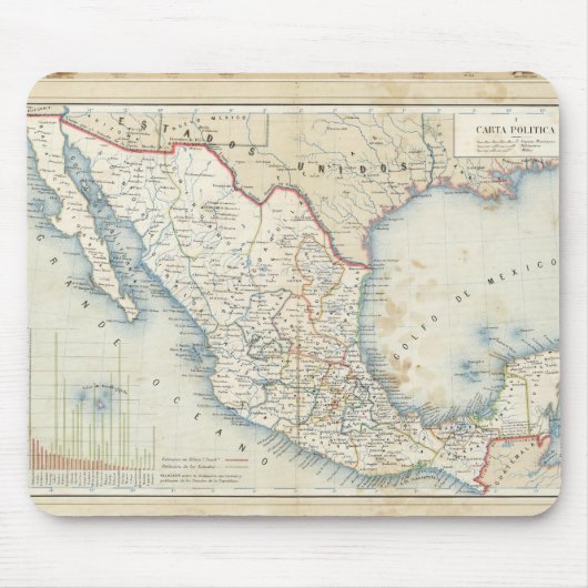 政治図 マウスパッド (正面)